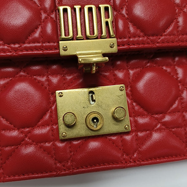 Dioraddict Cannage Lambskin Red