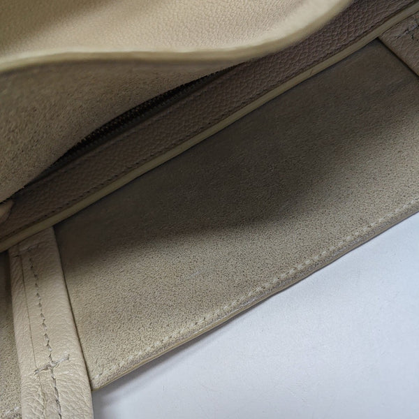 CABAS PHANTOM Small Calfskin White