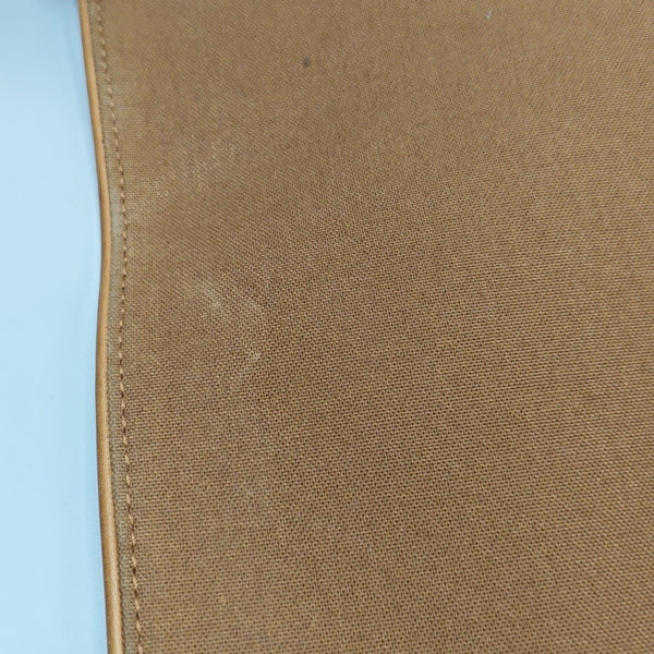 VALMY Monogram Coated Canvas Brown