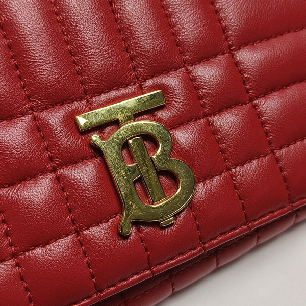 Lola Small Quilted Lambskin Red