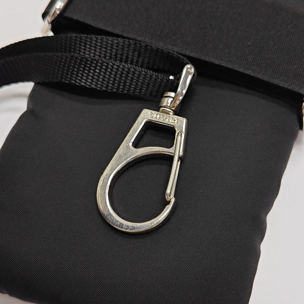 Nylon Shoulder Bag Black