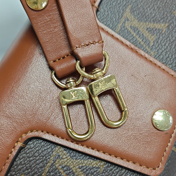 PADLOCK Monogram Coated Canvas Brown