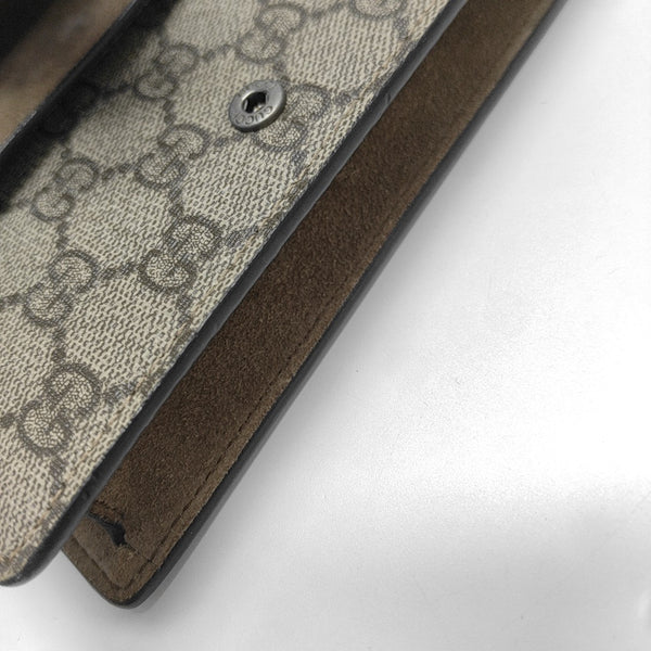 Dionysus Super Mini Monogram Coated Canvas Beige