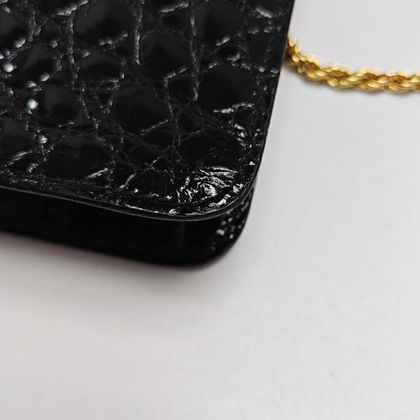 Calfskin Shoulder Bag Black