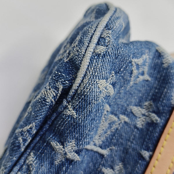 PAPILLON 26 Monogram Denim Blue