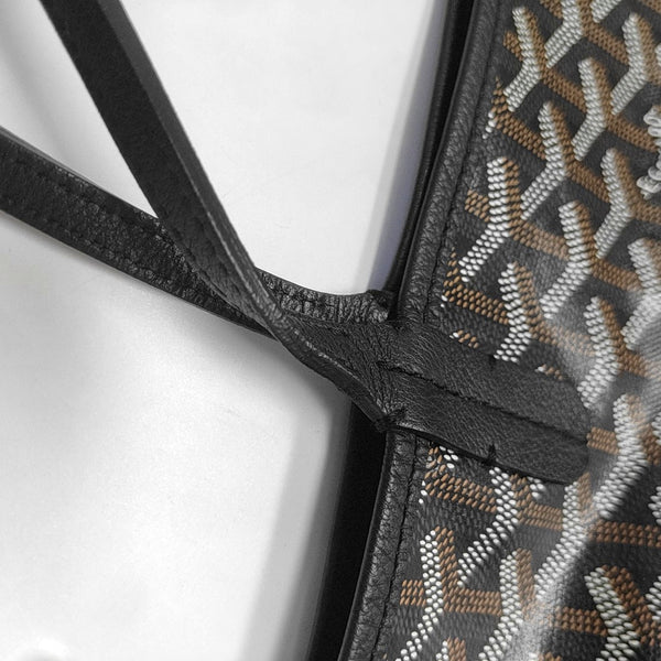 Saint Louis PM Coated Canvas Black