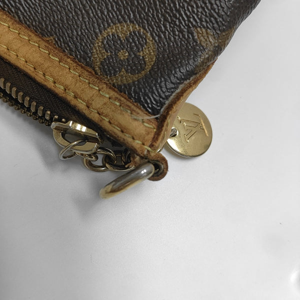 PALERMO PM Monogram Coated Canvas Brown