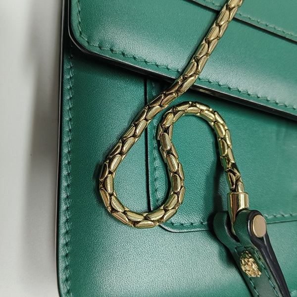 SERPENTI FOREVER Small Calfskin Green