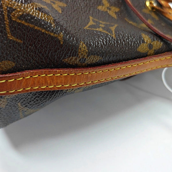 NÉONOÉ Nano Monogram Coated Canvas Brown