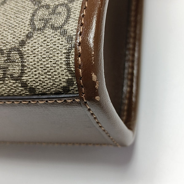Retro Mini Monogram Coated Canvas Beige