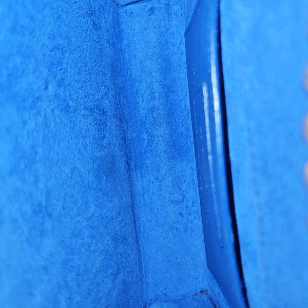 Authenticated pre-owned KATE Mini Calfskin Blue - Shoulder Bag at Looply