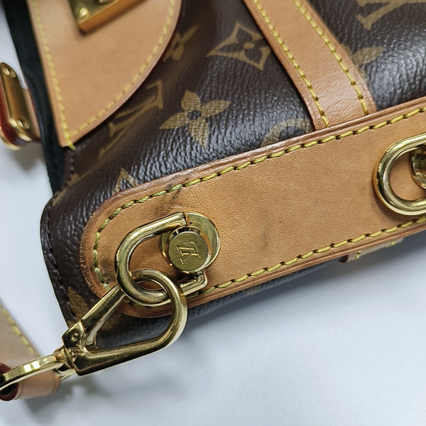 DUFFLE Monogram Coated Canvas Brown