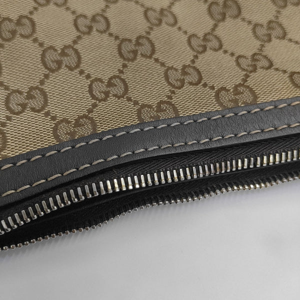 Monogram Canvas Shoulder Bag Beige