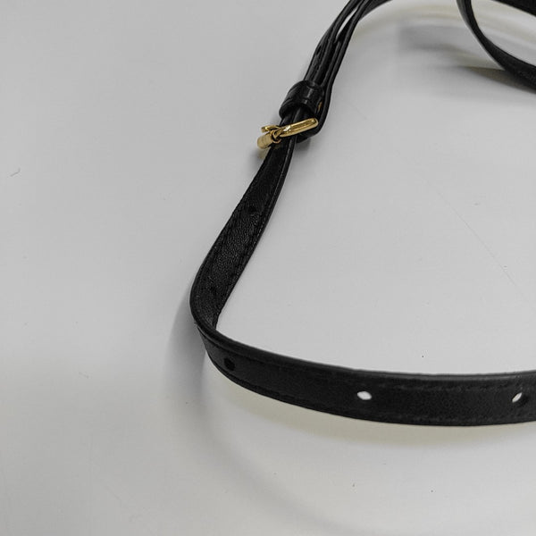 Peekaboo Mini Lambskin Black