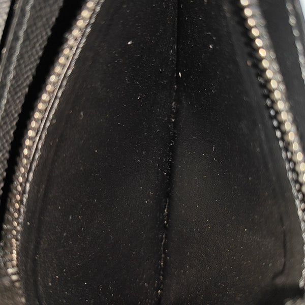 BRAZZA Monogram Coated Canvas Black Wallet