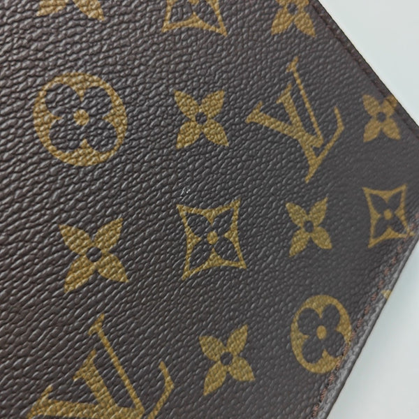 SAC PLAT Mini Monogram Coated Canvas Brown