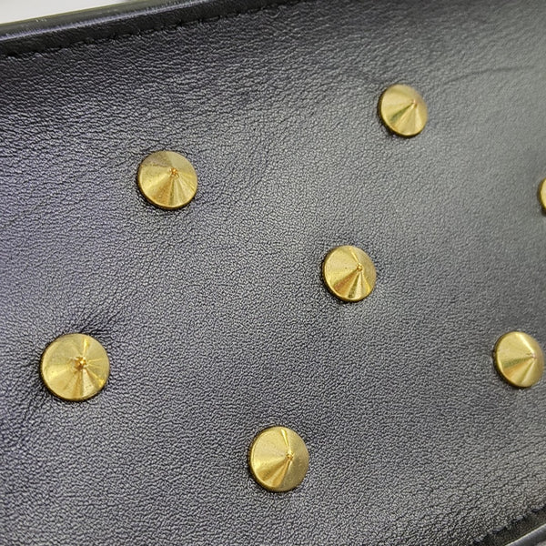Calfskin Shoulder Bag Black