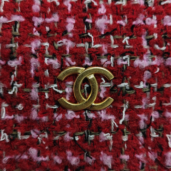Quilted Wool Small Red