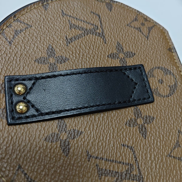 BOITE CHAPEAU Mini Monogram Coated Canvas Brown