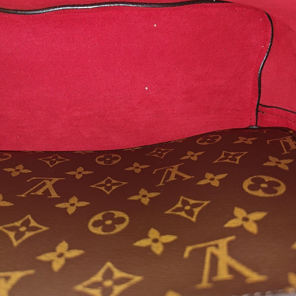 NÉONOÉ MM Monogram Coated Canvas Brown