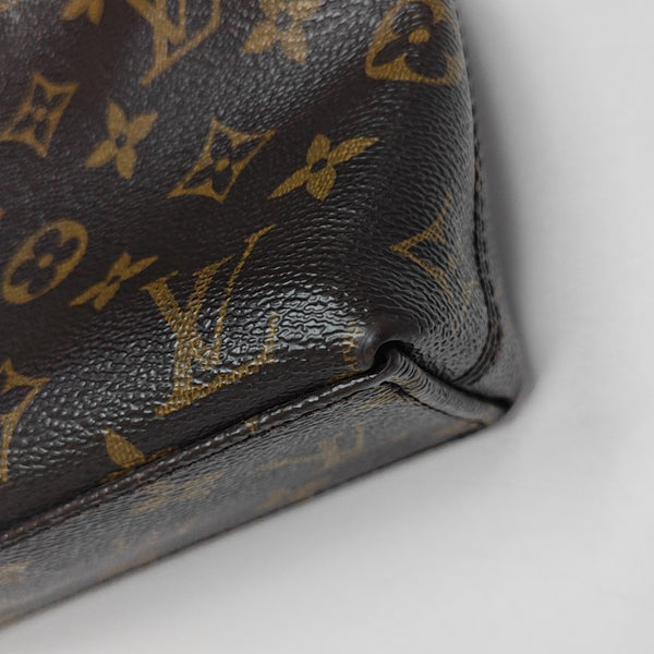 Monogram Coated Canvas Shoulder Bag Brown