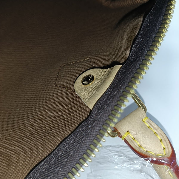 SPEEDY 25 Monogram Coated Canvas Brown