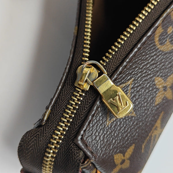 EVA Monogram Coated Canvas Brown