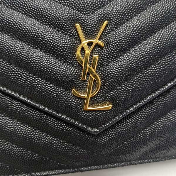 MONOGRAM WOC Chevron Calfskin Black
