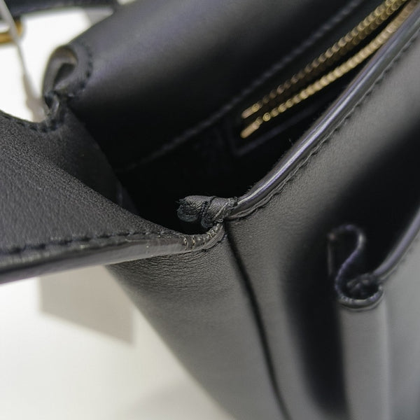 Calfskin Shoulder Bag Black