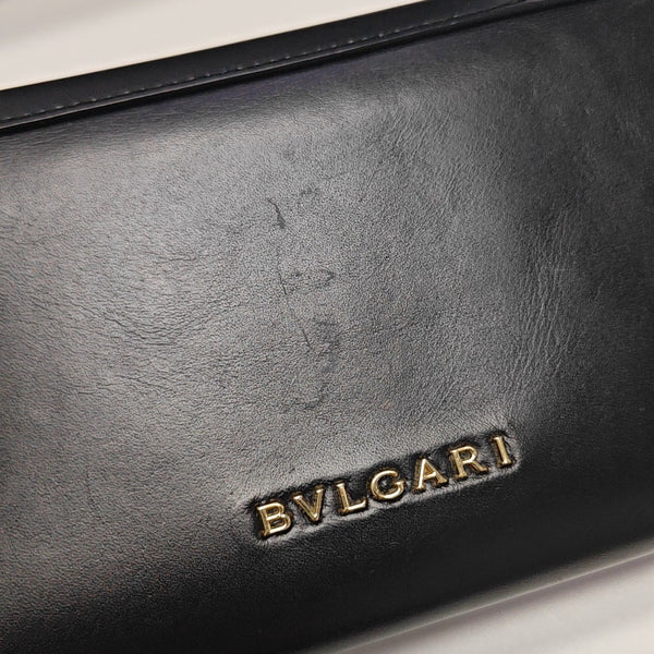SERPENTI FOREVER Calfskin Black Wallet