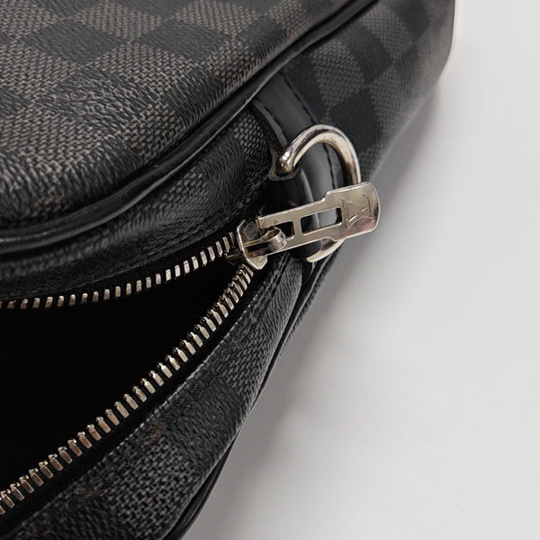 PORTE-DOCUMENTS PM Damier Graphite Coated Canvas Black