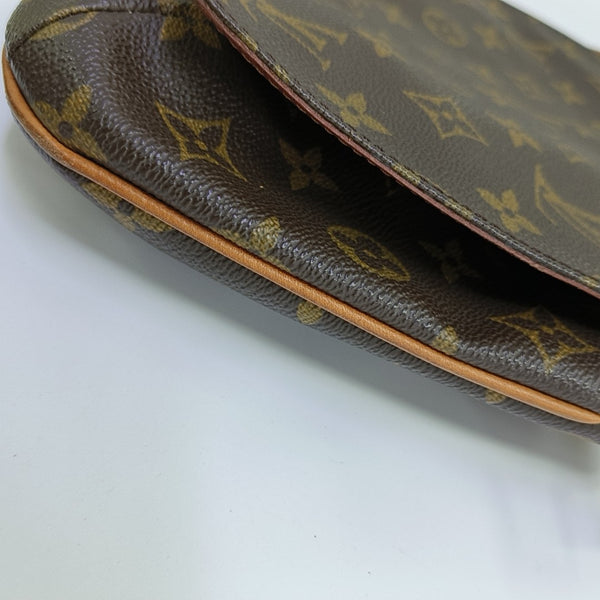 MUSETTE TANGO Monogram Coated Canvas Brown