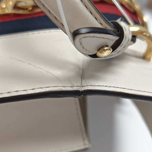 Sylvie Mini Calfskin White