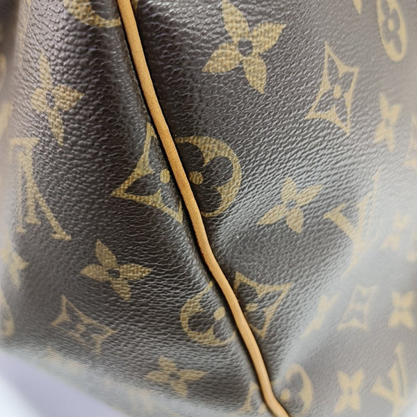SAC SOUPLE 55 Monogram Coated Canvas Brown