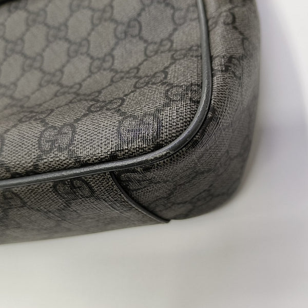 Ophidia Medium Monogram Coated Canvas Gray