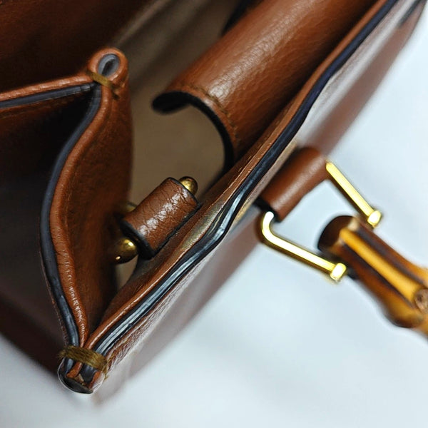 Diana Small Calfskin Brown
