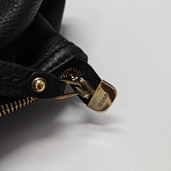 Abbey Calfskin Black