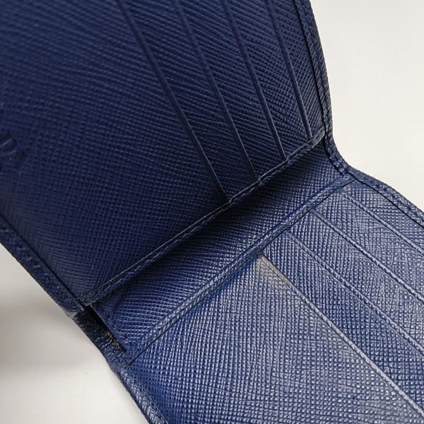 Saffiano Calfskin Wallet Blue