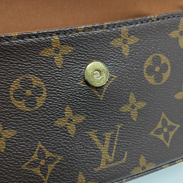 IVY Monogram Coated Canvas Brown