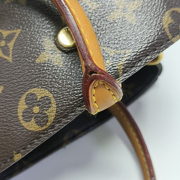 MONTAIGNE Monogram Coated Canvas Brown