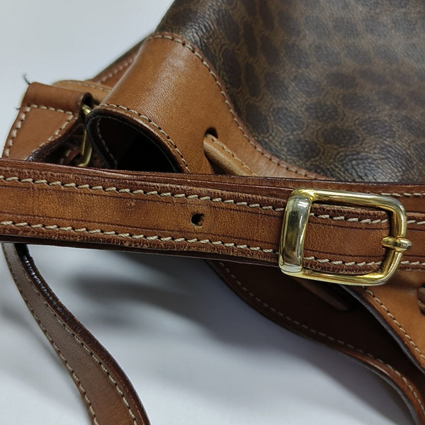 MACADAM BUCKET Coated Canvas Brown