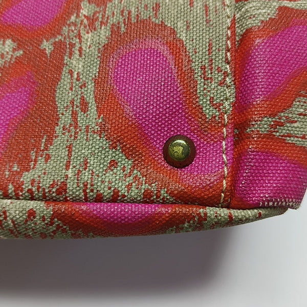 Canvas Top Handle Bag Multicolor