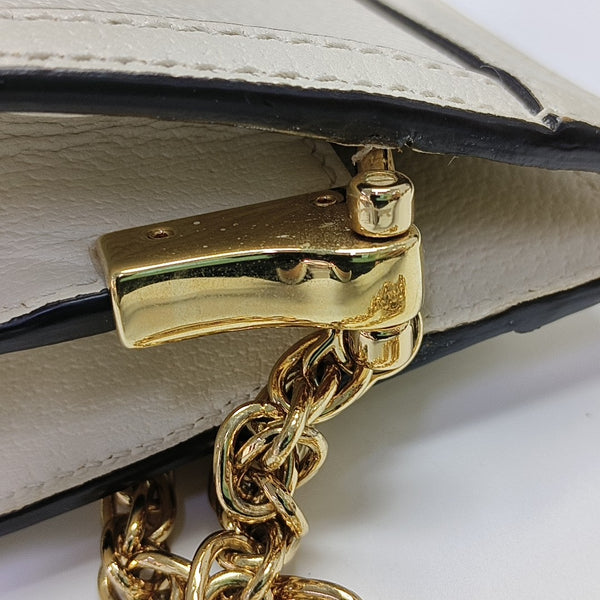 Ophidia Small Calfskin White