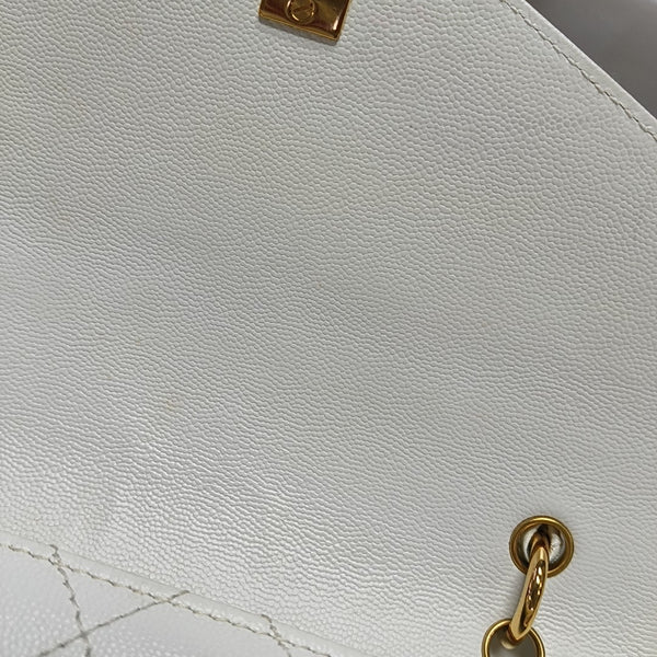 Quilted Calfskin White