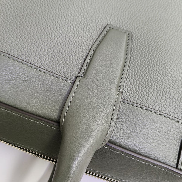 Calfskin Top Handle Bag Green