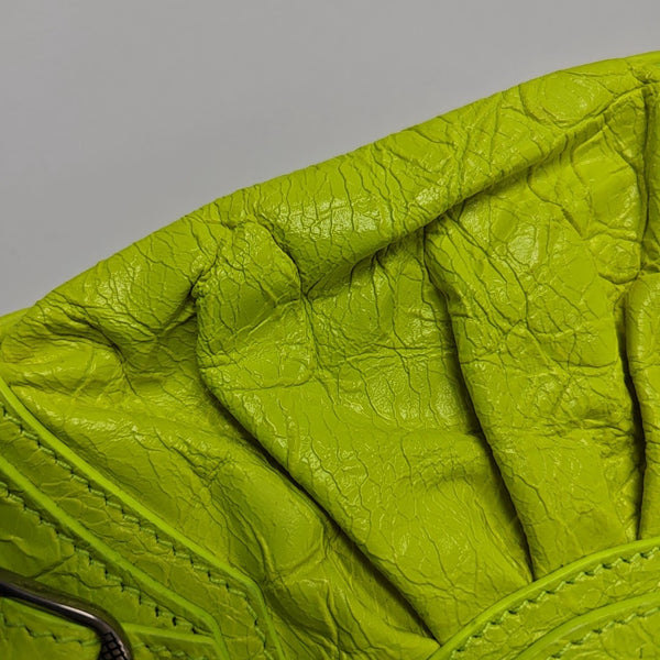 Le Cagole Mini Calfskin Green
