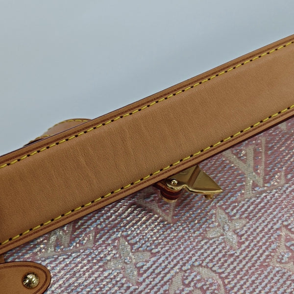SIDE TRUNK Monogram Coated Canvas Pink