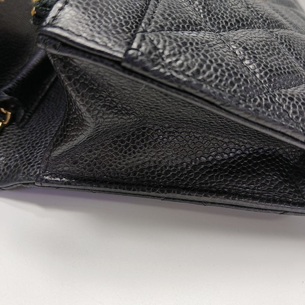 WOC Quilted Grained Calfskin Black