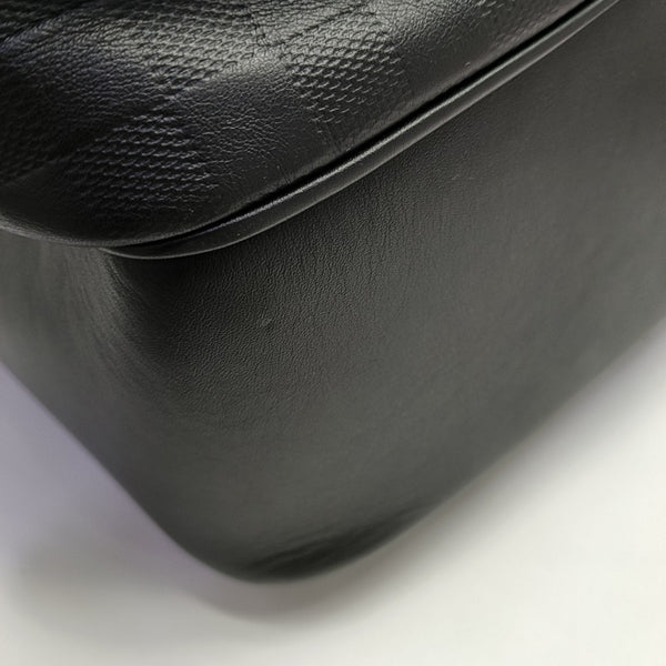 MICHAEL Damier Graphite Calfskin Black