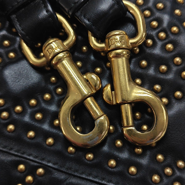 Lady Dior Medium Cannage Lambskin Black